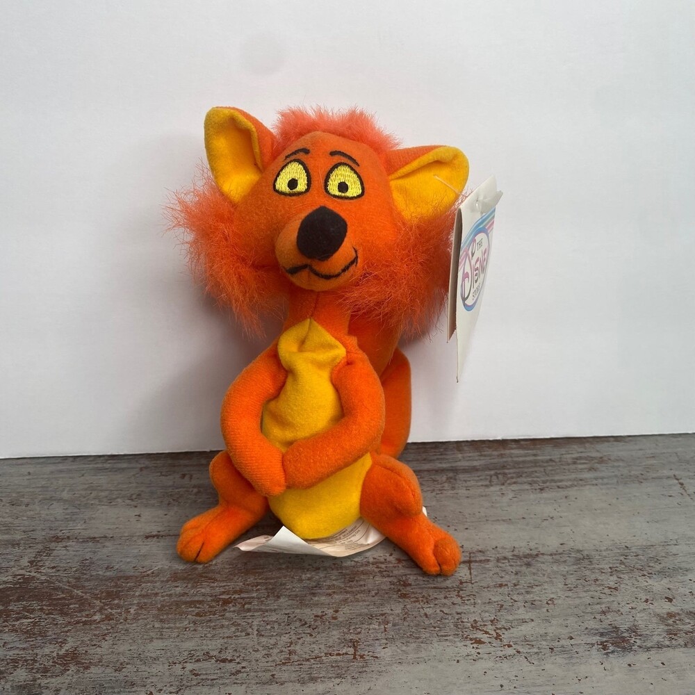 New vintage Disney Mary Poppins fox orange stuffed animal